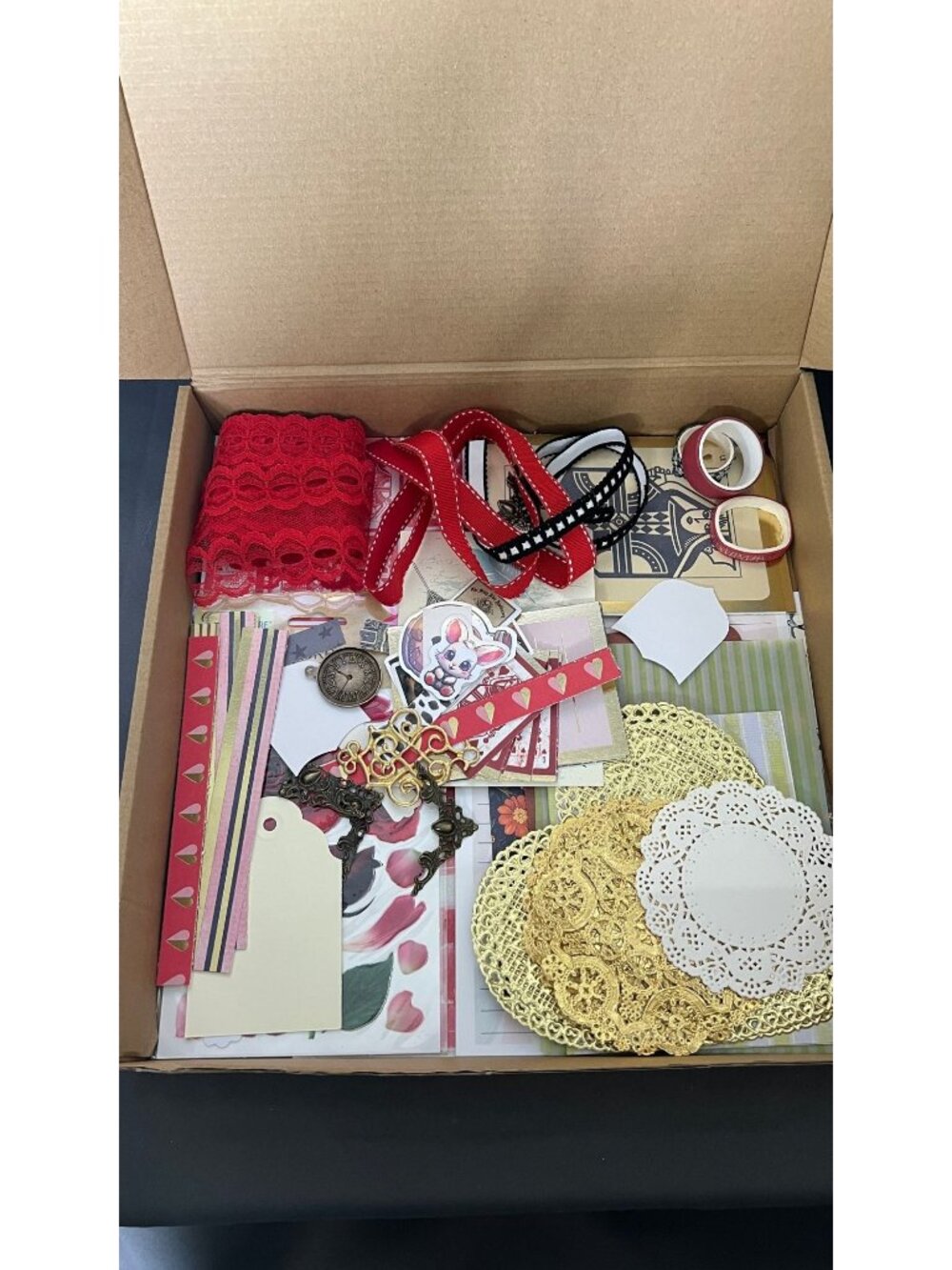 Wonderland Mixed Media Craft Supplies Kit For Scrapbooking & DIY Projects